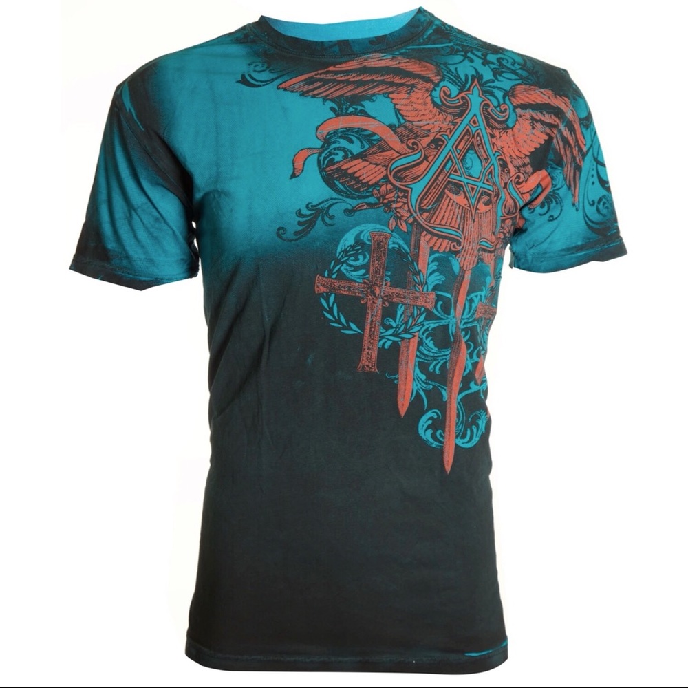 Archaic By Affliction Men's T-Shirt DAVENTRY - Picture 1 of 9